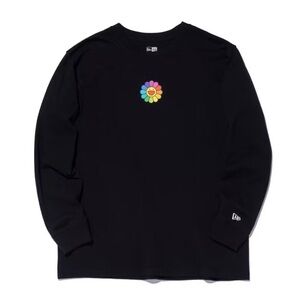 New Era x Takashi Murakami Flower Flag Relaxed Fit L/S Tee